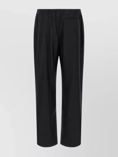 THE ROW STRAIGHT LEG TROUSERS FEATURING ELASTIC WAISTBAND