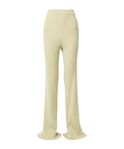 The Row Straight-leg Casual Pants In Yellow