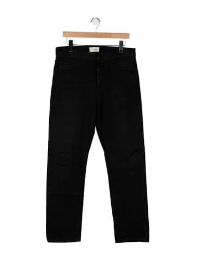 Pre-owned The Row Straight-leg Jeans In Black
