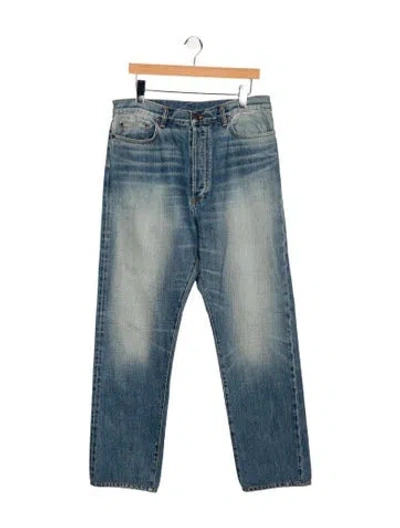 Pre-owned The Row Straight-leg Jeans In Blue