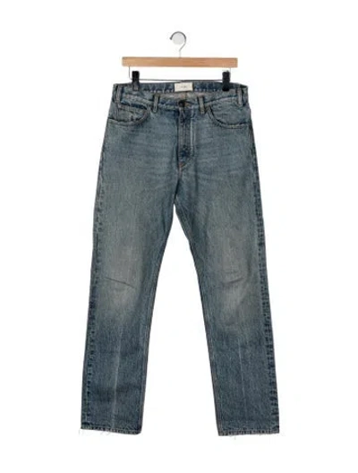 Pre-owned The Row Straight-leg Jeans In Blue
