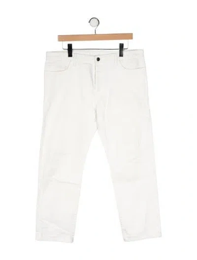 Pre-owned The Row Straight-leg Jeans In Neutral