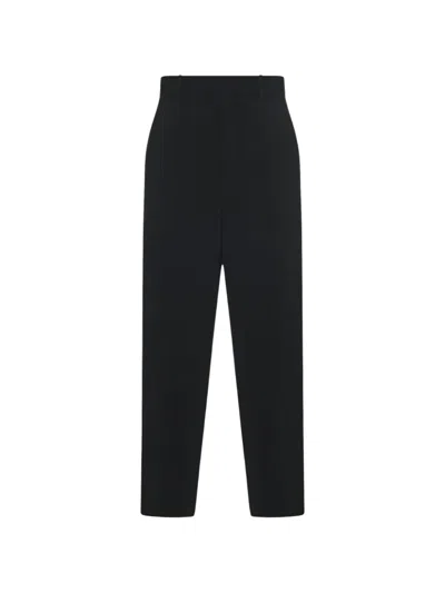 The Row Straight-leg Tailored Trousers In Black