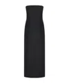 The Row Strapless Dress In Black