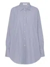 The Row Stripe-pattern Cotton Shirt In Blue