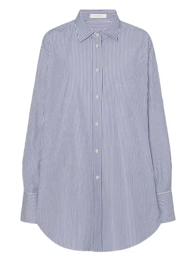 THE ROW STRIPE-PATTERN COTTON SHIRT