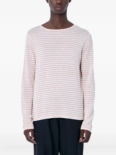 THE ROW STRIPED LONG-SLEEVE SWEATER