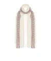 The Row Striped Scarves In White