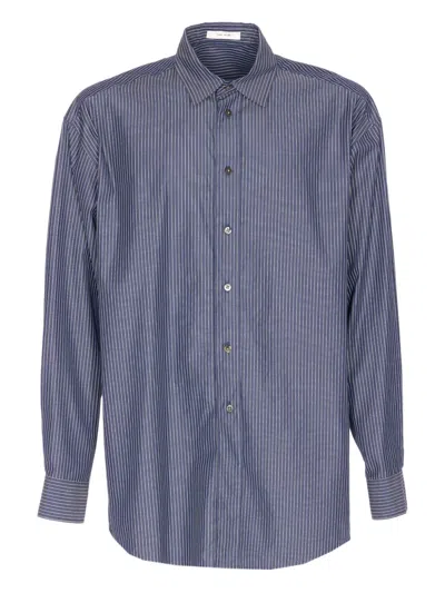 The Row Striped Shirt In Blue