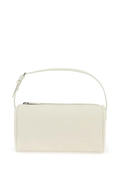 The Row Suede 90's Mini Bag In White