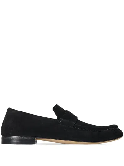 The Row Suede Loafers