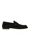 The Row Soft Mocassin F1626l305 Blk In Black