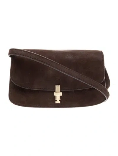 Pre-owned The Row Suede Mini Sofia Mini In Brown