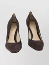 The Row Suede Pumps Carla 80 Heel Height 8 Cm In Black