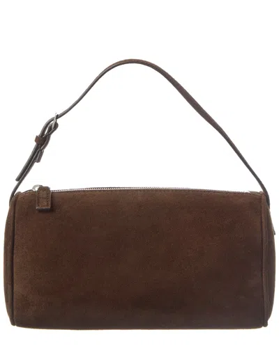 The Row Suede Shoulder Bag In Brown