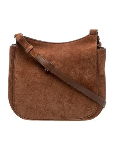 Pre-owned The Row Suede Suede Hunting 11 In Brown
