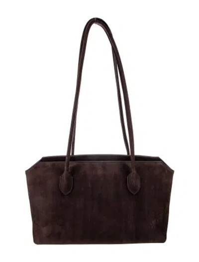 Pre-owned The Row Suede Terrasse In Brown