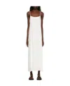 The Row Guinever Silk-satin Maxi Dress In White