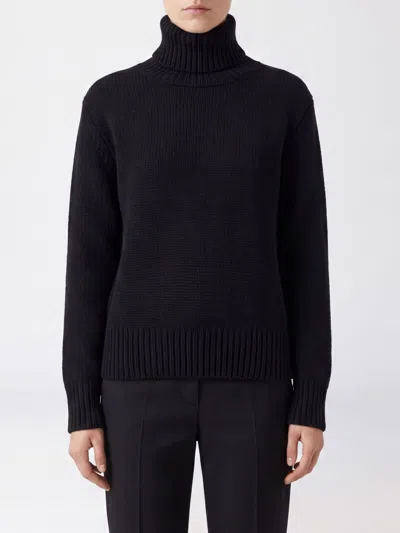 The Row Sweater Woman Color Black In Animal Print