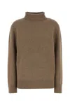 The Row Hepny Turtleneck Sweater In Beige O Tan