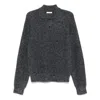 The Row Jora Mohair And Silk Polo Sweater In Blue