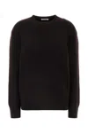 The Row Oversized Cashmere Leilani Sweater With Crew Neck In Brown