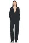 The Row Sylvana Jumpsuit In Black