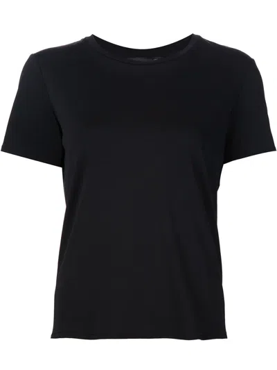 The Row Wesler Cotton Jersey T-shirt In Black