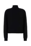 The Row Kensington Cashmere Sweater High Neck In Black