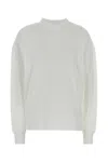 The Row White Cotton Oversize Raveena T-shirt In White