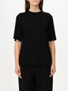 The Row Essentials Chiara Cotton-jersey T-shirt In Black
