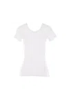 The Row Keyla Cashmere T-shirt In White