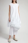 THE ROW THE ROW TADAO BUBBLE HEM COTTON DRESS