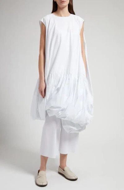 THE ROW TADAO BUBBLE HEM COTTON DRESS