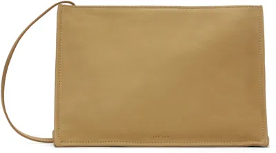 The Row Tan Large To Go Crossbody Bag In Mstrs Mustard Ans