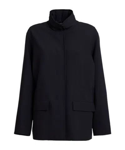 The Row Tanera Virgin Wool Blazer In Black