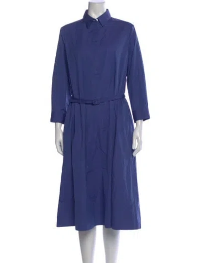 Pre-owned The Row 'tanita' Dress Midi Length Dress In Blue