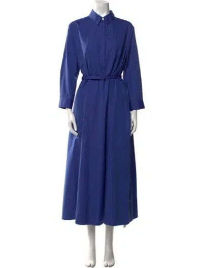 Pre-owned The Row Tanita Long Dress W/ Tags In Blue