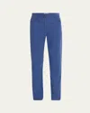 The Row Tarley Corduroy Straight Leg Pants In Washed Blue