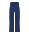 The Row Tarley Straight-leg Trousers In Washed Blue
