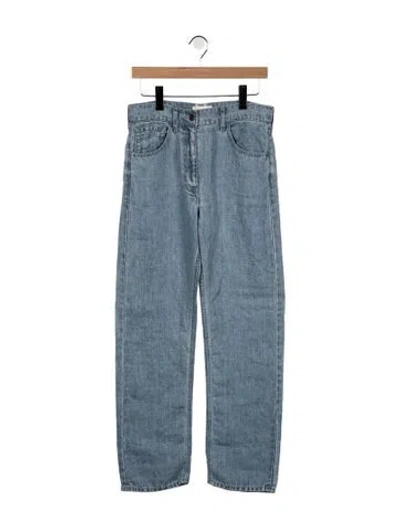 Pre-owned The Row Tarley Jean Straight Leg Jeans W/ Tags In Blue