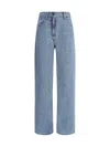 The Row Riaco Mid-rise Slim-leg Jeans In Blue