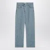 The Row Tarley Jeans In Linen Denim In Blue
