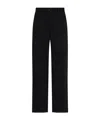 The Row Tarley Linen Straight Jeans In Black