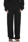 The Row Tarley Linen Straight Jeans In Black