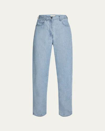 THE ROW TARLEY STRAIGHT LIGHT WASH JEANS