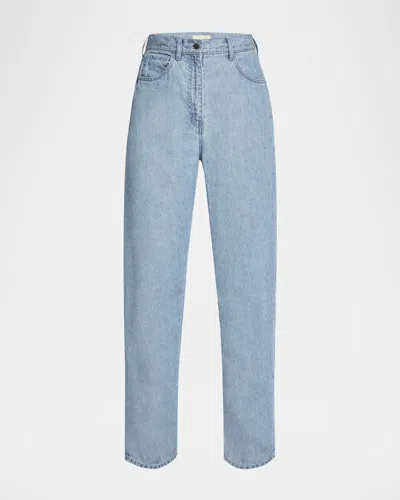 THE ROW TARLEY STRAIGHT LIGHT WASH JEANS