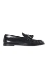The Row Tassel-detailed Leather Loafers In Black