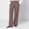 The Row Taupe Cotton Trousers