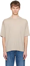 The Row Taupe Dlomu T-shirt In Tau Taupe